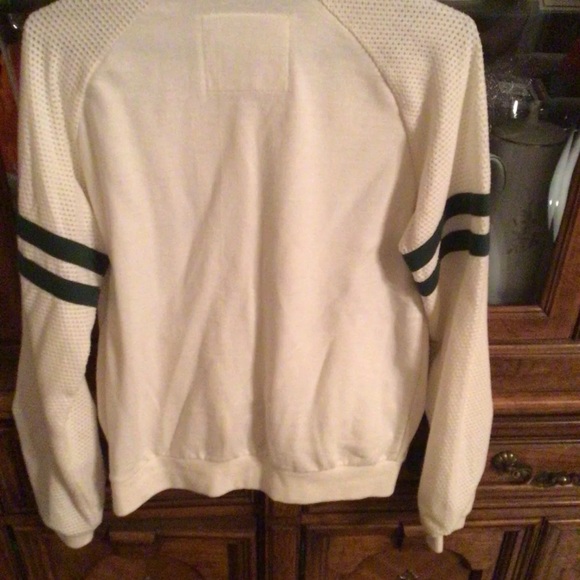 RARE Oakland Athletics Women Sequin Jacket Small- baseball lightweight zip-up - Picture 2 of 4